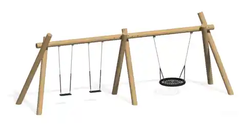 Качели тройные 