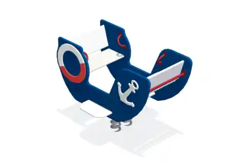 Качалка на двойной пружине 